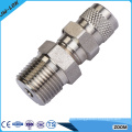 Stainless steel high pressure bleed and purge valve